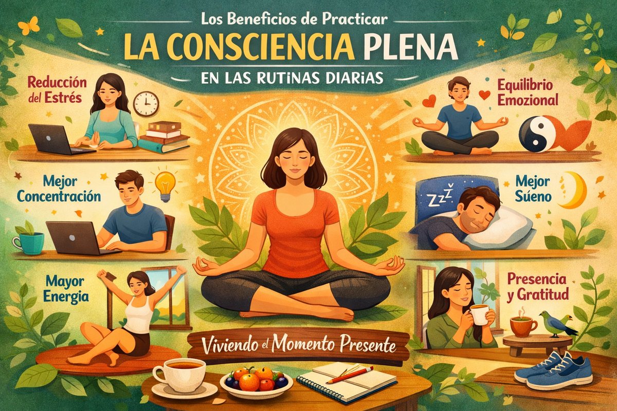 Los beneficios de practicar la consciencia plena